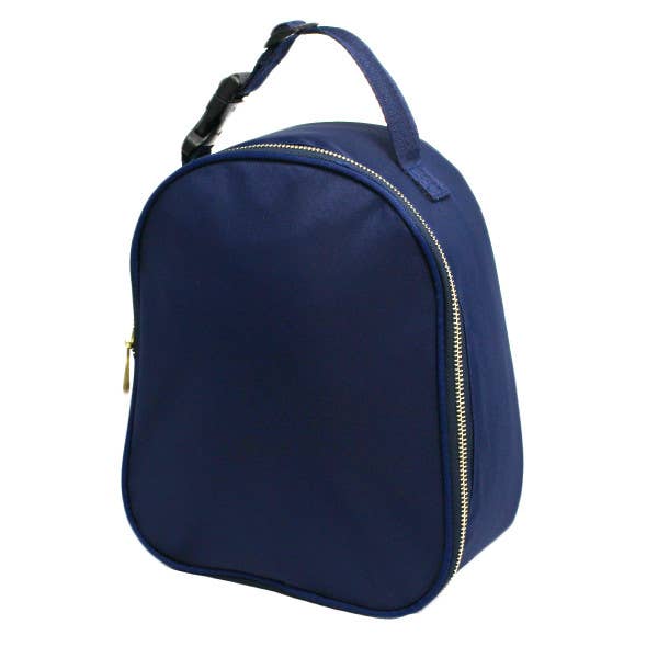Gumdrop Lunchbox | Navy Nylon Brass