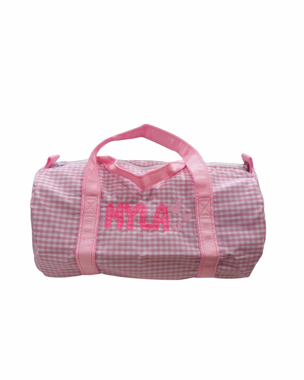Mini Duffel | Pink Gingham