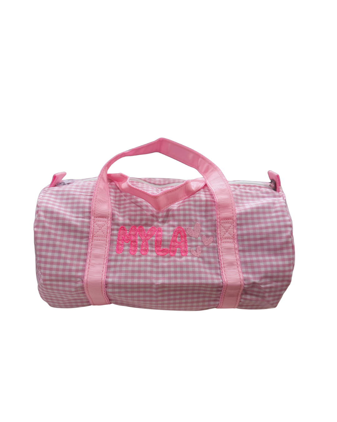 Mini Duffel | Pink Gingham