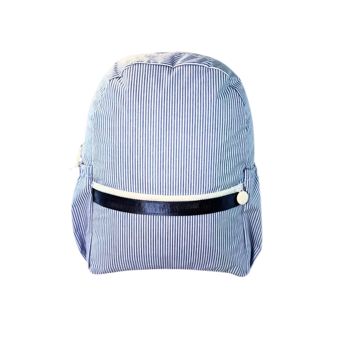 Backpack | Glossy Navy Preppy Stripe