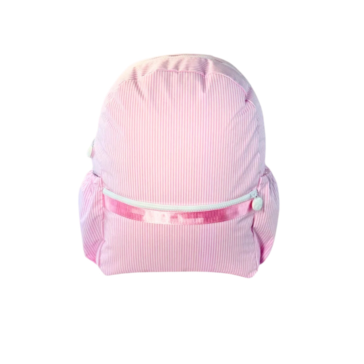 Backpack | Glossy Pink Preppy Stripe