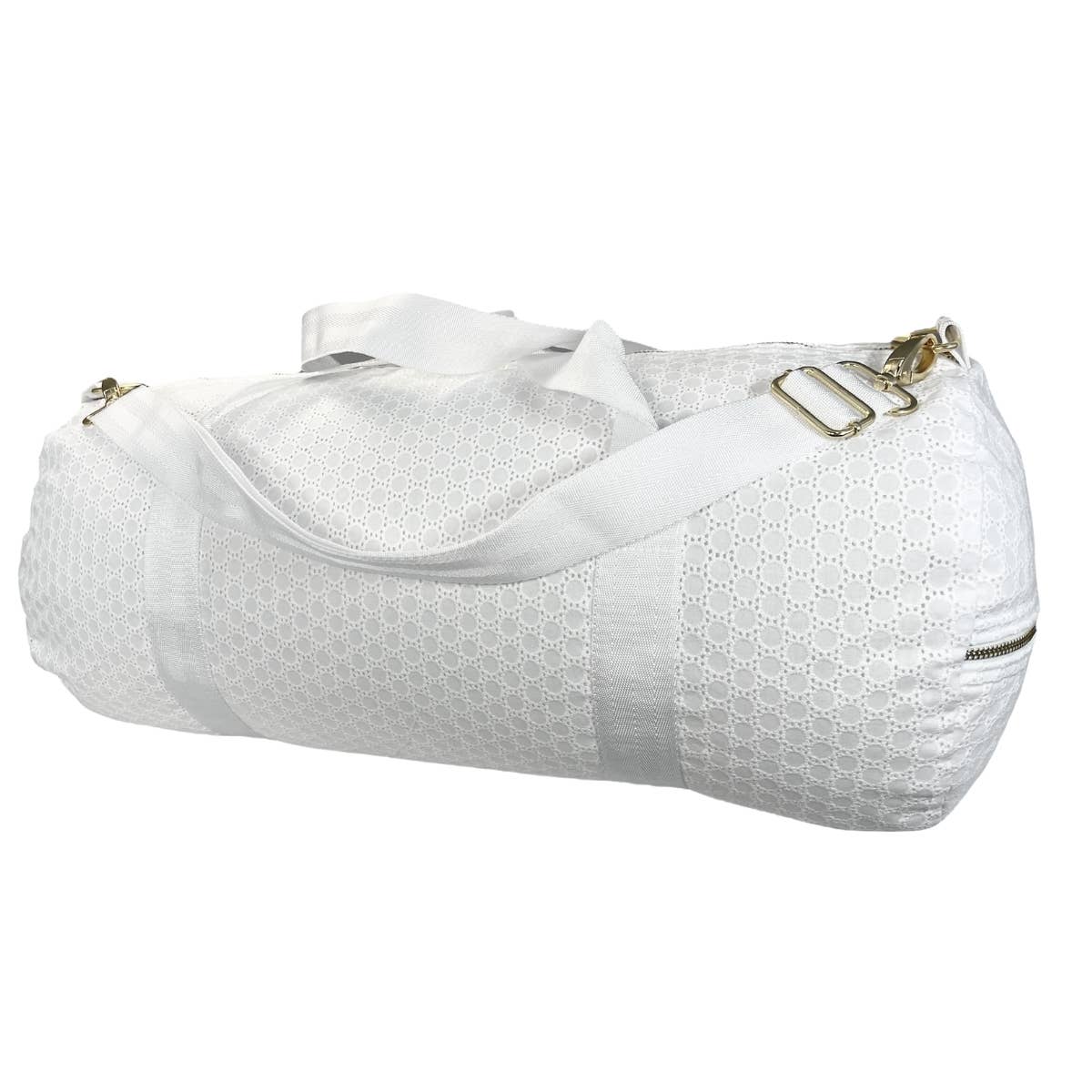 Weekend Duffel | White Eyelet