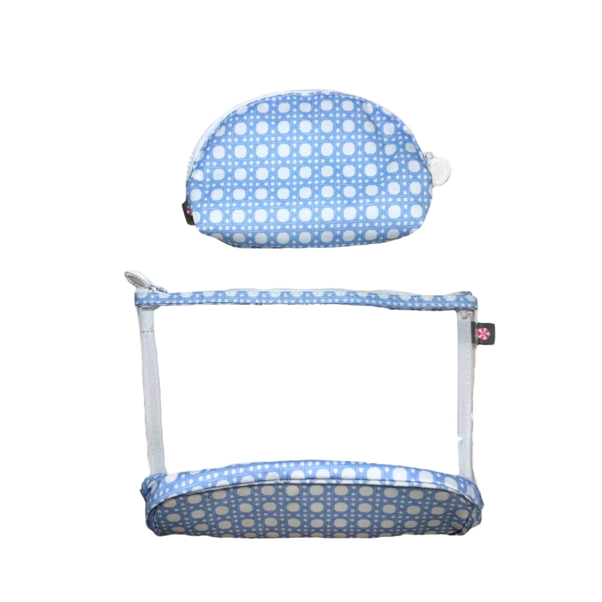 Jet Set Pouch | Glossy Baby Blue Bungalow