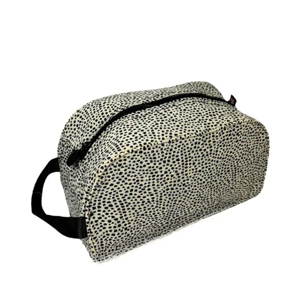 Travel Pouch | Cheetah Seersucker