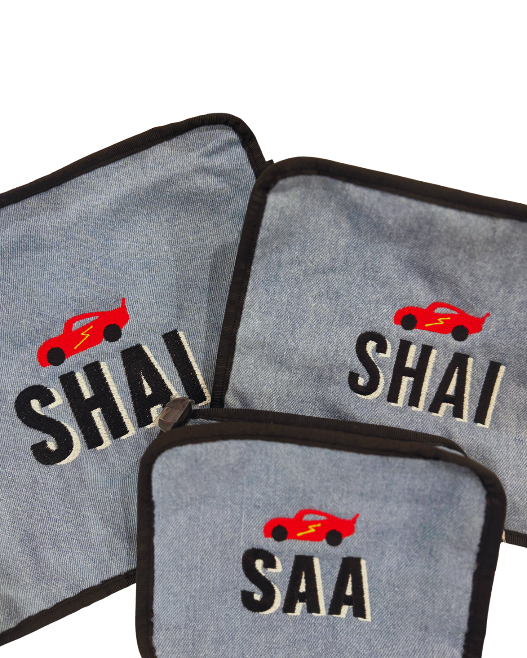 Stacking Pouch Set | Denim