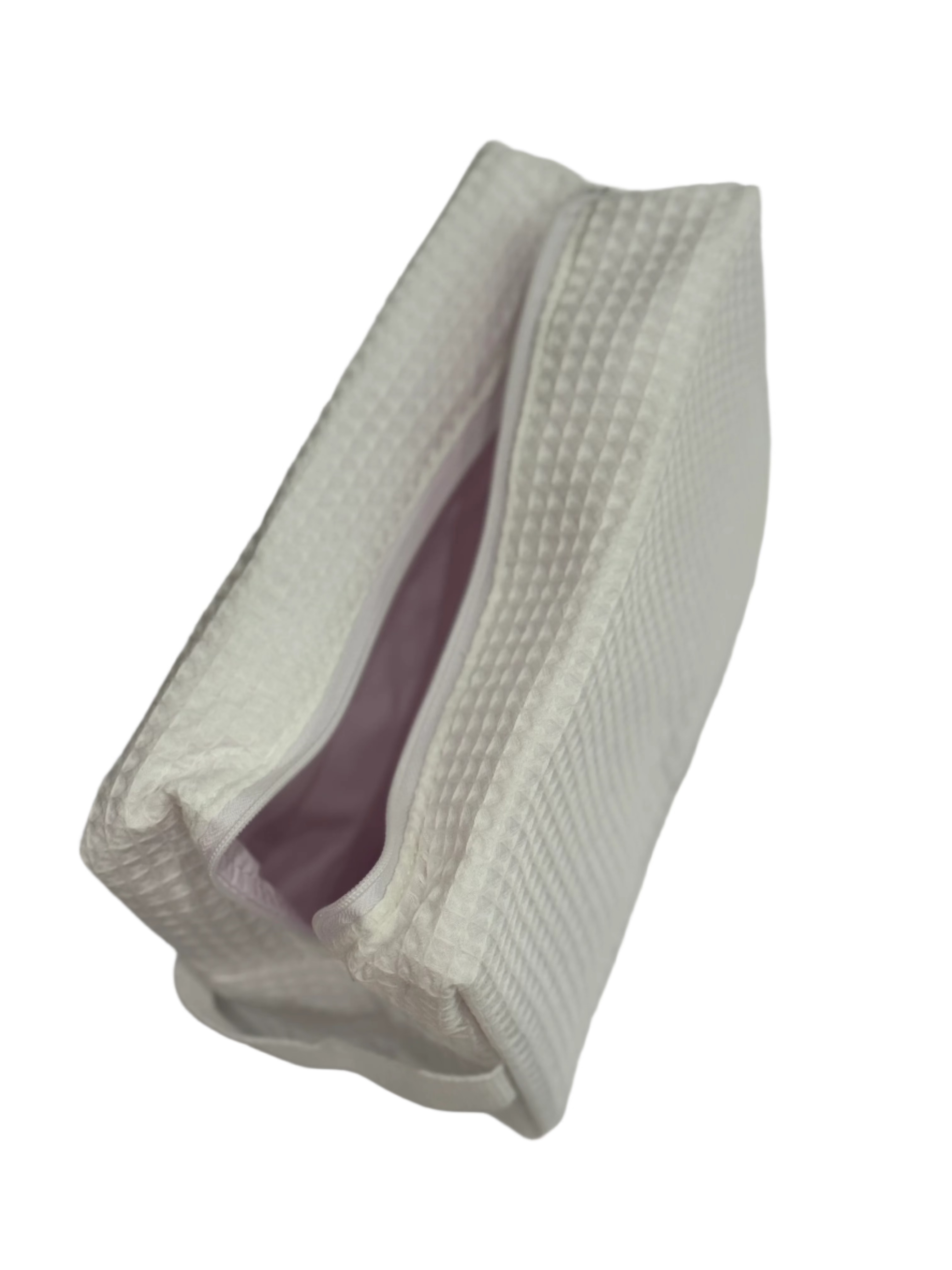 Waffle Pouch - White