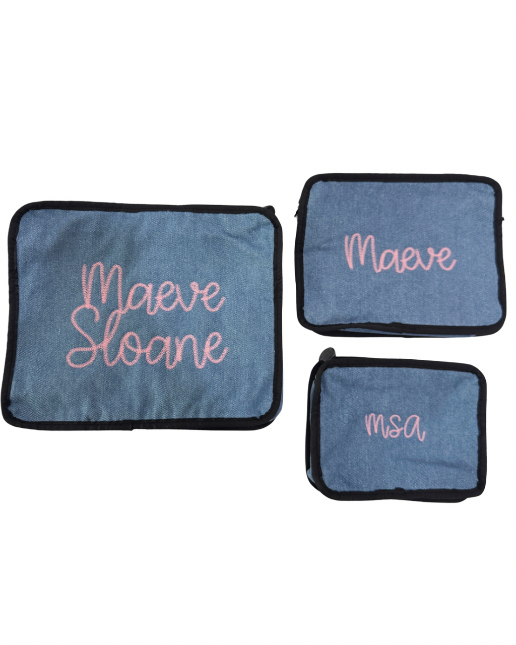 Stacking Pouch Set | Denim