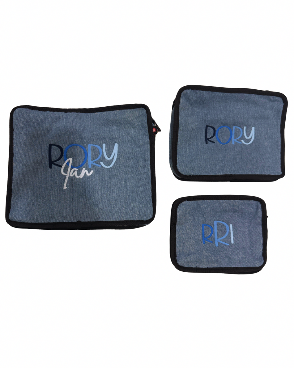 Stacking Pouch Set | Denim
