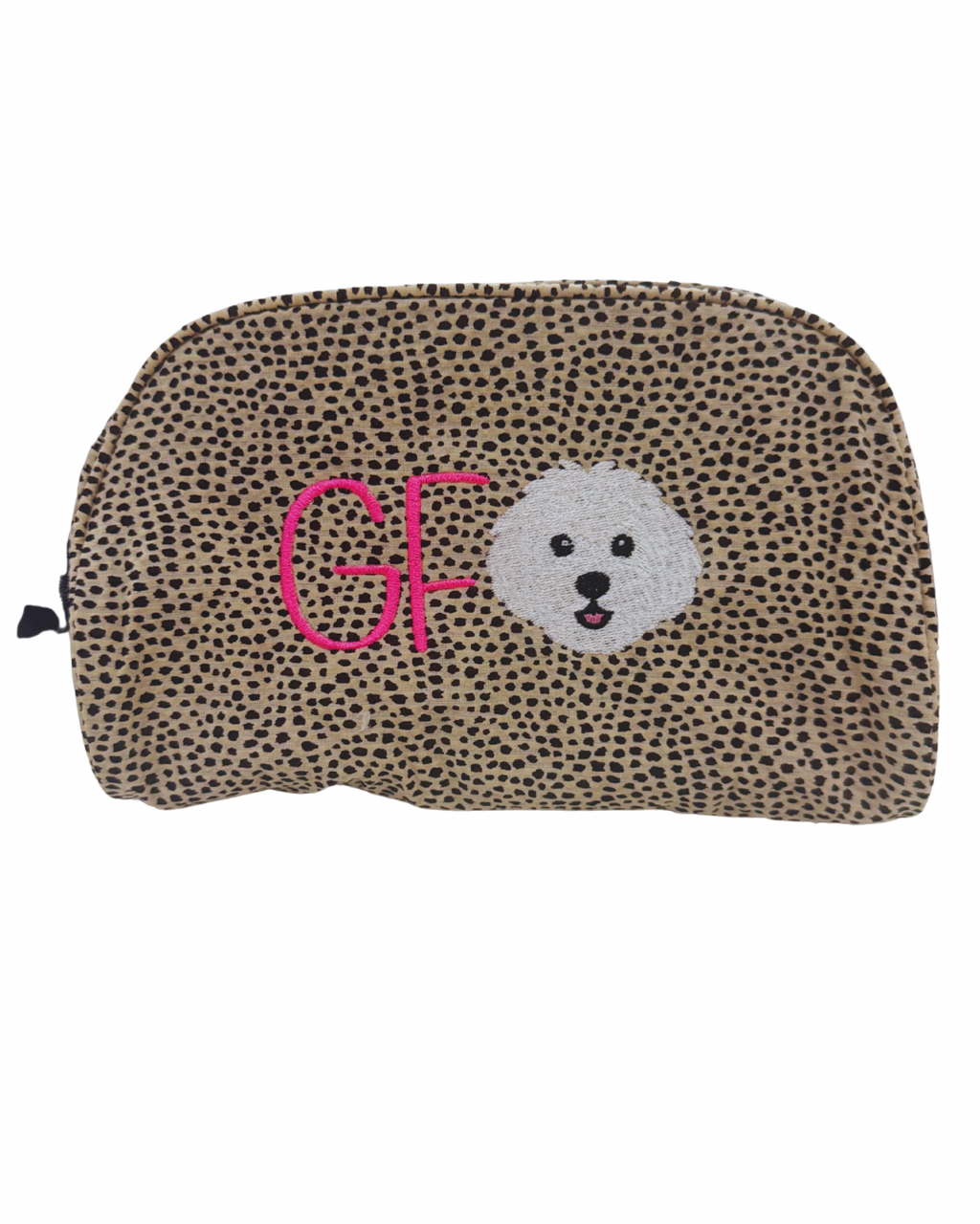Travel Pouch | Cheetah Seersucker
