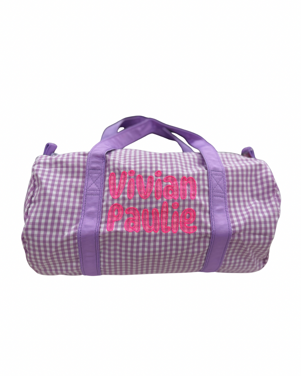 Mini Duffel | Lilac Gingham