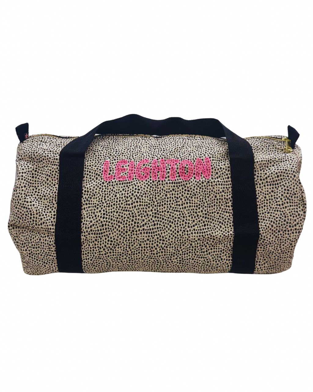 Medium Duffel | Cheetah Seersucker
