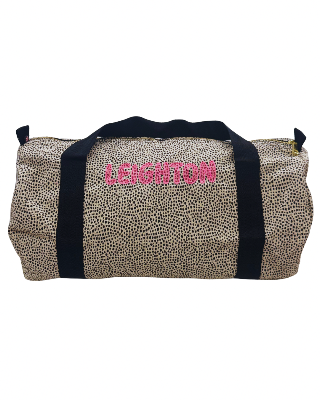 Medium Duffel | Cheetah Seersucker