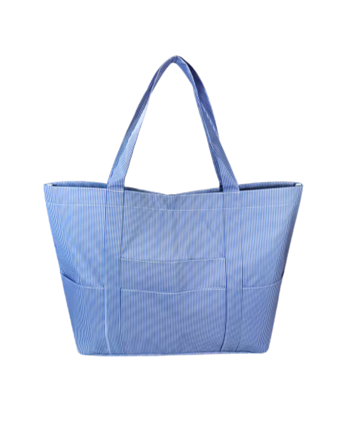 Big Mama Tote | Glossy Navy Stripe