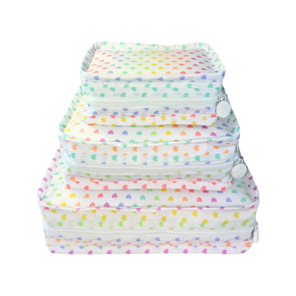 Stacking Pouch Set | Glossy Sweetheart