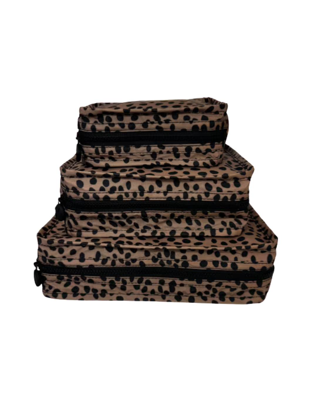Stacking Pouch Set | Glossy Cheetah